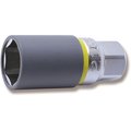 Ko-Ken Wheel Nut Socket 21mm Extra Thin walled 65mm Color coded Protector 1/2 Sq. Drive 4300PMZ.65-21